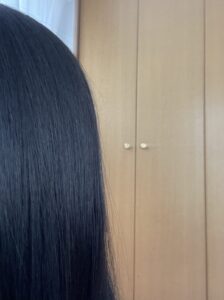 ヘアビューロンのあて方を変えた結果ストレートになった！